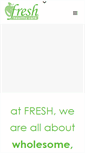 Mobile Screenshot of freshrestaurants.com