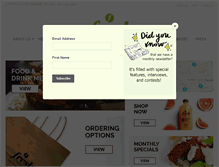 Tablet Screenshot of freshrestaurants.ca